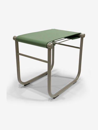 Cassina Corbusier LC9 Stool in Mud Enamel Frame by Le Corbusier for Cassina Furniture New Seating 20.5