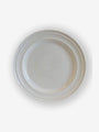John Julian Impressed Line Large Dinner Plate by John Julian Tabletop New Dinnerware 12" Diameter / White / Porcelain