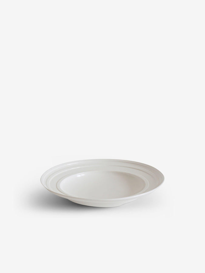 Impressed Line Shallow Bowl by John Julian