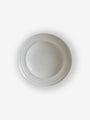 John Julian Impressed Line Shallow Bowl by John Julian Tabletop New Dinnerware 10" Diameter / White / Porcelain