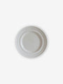 John Julian Impressed Line Side Plate by John Julian Tabletop New Dinnerware 8" Diameter / White / Porcelain