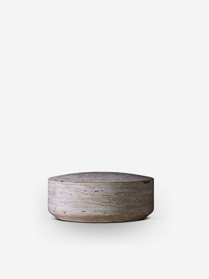 Large Cairn Container in Roman Travertine by Christophe Delcourt for Collection Particuliere