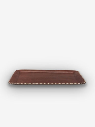 Sol y Luna Large Rectangular Leather Tray by Sol y Luna Home Accessories New Leather Goods Large- 12