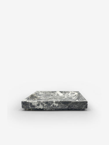 Michael Verheyden Large Square Marble Tray by Michael Verheyden Home Accessories New Vessels Gris Saint Laurent / 9.75” L x 9.75” W x 1.5” H / Marble