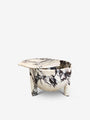 Collection Particuliere Luca Erba Small HAN Container in Calacatta Viola by Collection Particuliere Home Accessories New Vessels 13.7" Diameter x 9.8" H / Calacatta Viola / Marble