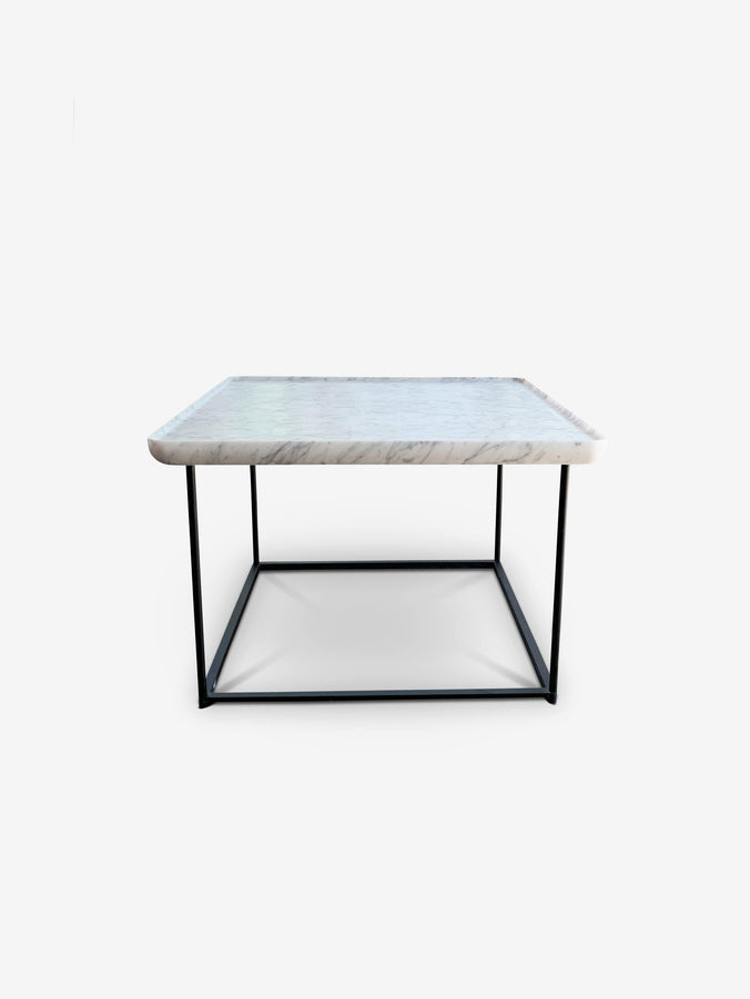 Luca Nichetto 381 Torei Square Table in Marble by Cassina