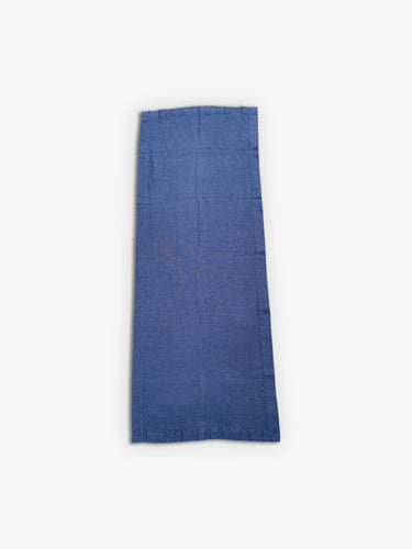 MONC XIII Lucca Runner by MONC XIII Tabletop New Napkins and Tableclothes Indigo Linen / 54