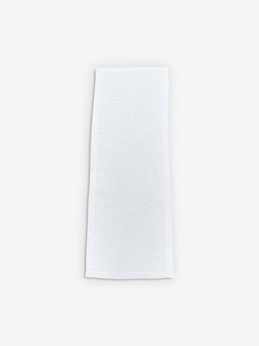 MONC XIII Lucca Runner by MONC XIII Tabletop New Napkins and Tableclothes Off-White Linen / 54