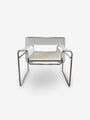 Knoll Marcel Breuer Wassily Chair in Canvas by Knoll Furniture New Seating 31" W x 25.5" D x 29" H x 18" Seat Height / Natural / Metal
