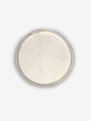 Luna Ceramics Studio Medium Plate in Chalk by Luna Ceramics Tabletop New Dinnerware Default