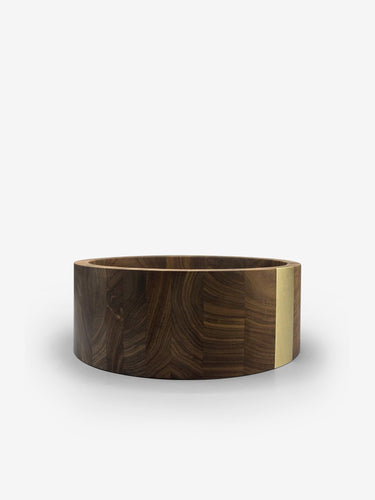 The Wooden Palate MOD Bowl with Solid Brass Inlay by The Wooden Palate Kitchen Accessories New Misc.