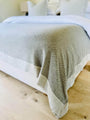 Alonpi Montreal King Size Blanket by Alonpi Textiles New Pillows and Throws 112" L x 104" W / Grey / Cashmere