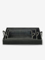Sol y Luna Nest of Three Leather Trays by Sol y Luna Home Accessories New Leather Goods