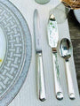Puiforcat Normandie Demitasse Spoon in Silver Plate by Puiforcat Tabletop New Cutlery Spoon / Silver / Steel