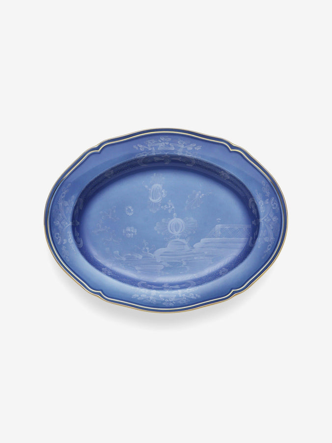 Oriente Italiano Oval Small Platter by Ginori 1735