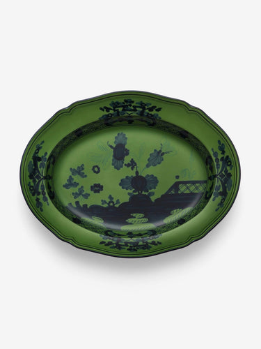 Ginori Oriente Italiano Oval Platter by Ginori Tabletop New Dinnerware Malachite / Default / Default