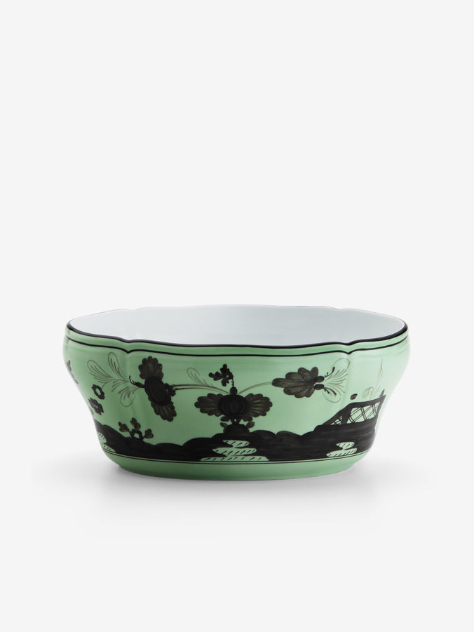 Oriente Italiano Oval Salad Bowl by Ginori 1735
