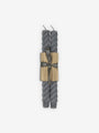 Greentree Home Pair of 10" Rope Taper Candles by Greentree Home Home Accessories New Candles and Home Fragrance Grey