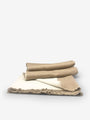 Alonpi Panama Plain Color Throw by Alonpi Textiles New Pillows and Throws 77" L x 57" W / Camel and Ivory / Cashmere