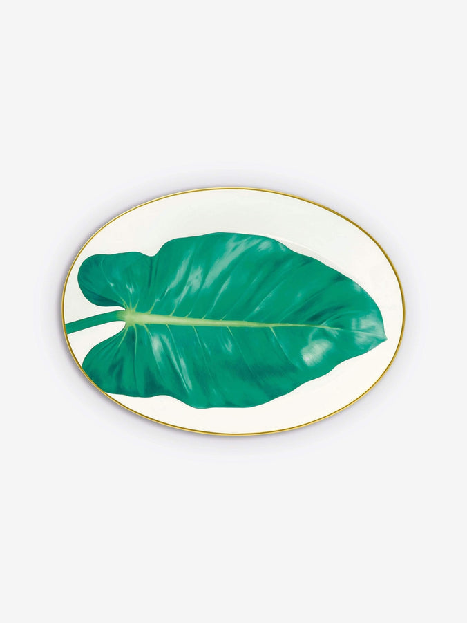 Passifolia Medium Oval Platter by Hermes