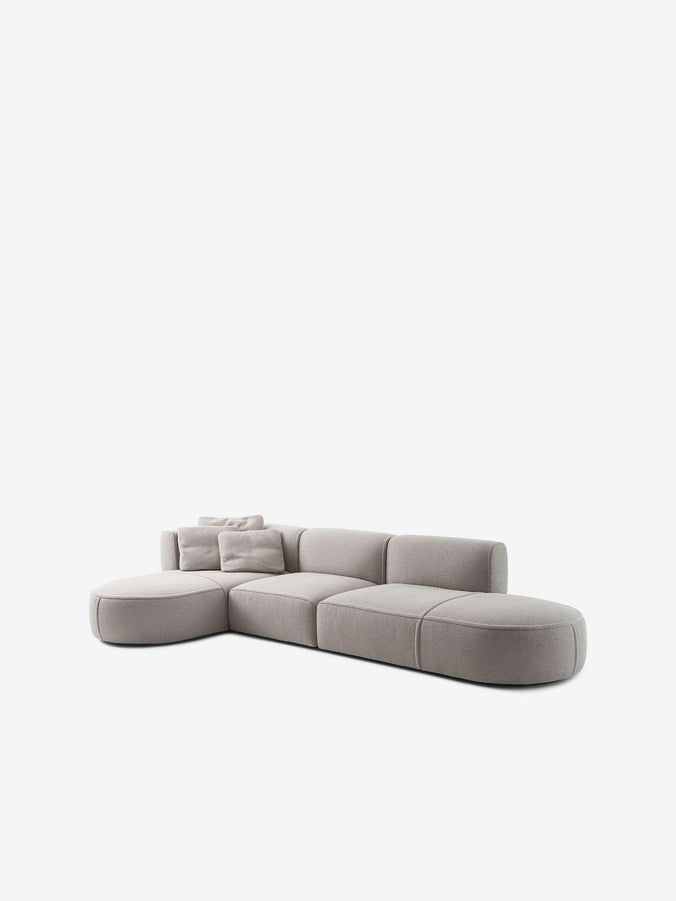 Patricia Urquiola 553 Bowy Sofa Left Chaise by Cassina