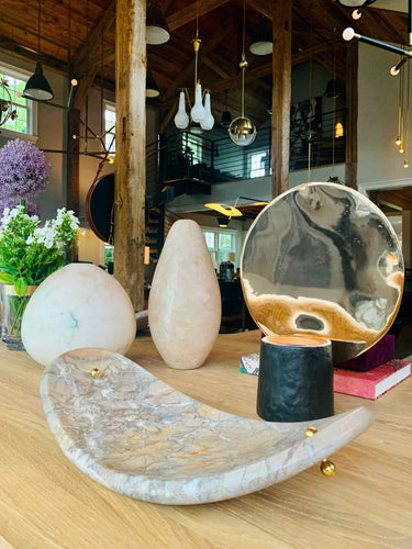 Collection Particuliere Peacock Candle Holder by Dan Yeffet for Collection Particuliere Home Accessories New Vessels 12.5” W x 15.7” H / Bronze / Metal