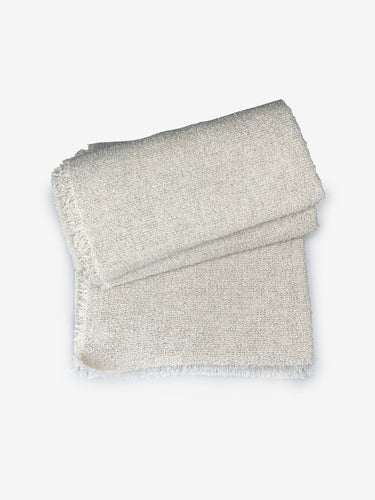 Alonpi Peaks Throw by Alonpi Textiles New Pillows and Throws Default / Oatmeal / cashmere