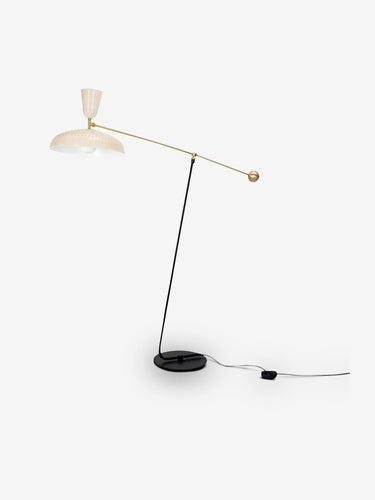 Sammode Pierre Guariche Small G1 Floor Lamp by Sammode Lighting New 45” L x 13” W x 47” H / White / Metal