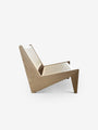 Cassina Pierre Jeanneret 1958 Kangaroo Chair in Oak by Cassina Furniture New Seating 23” W x 29.8” D x 24”H / natural / wood