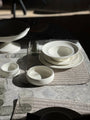 Plain Porcelain Simple Flat Bowl - MONC XIII