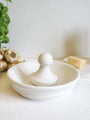 Porcelain Ball Pestle and Bowl Mortar by John Julian - MONC XIII