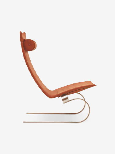 Fritz Hansen Poul Kjaerholm PK20 Lounge Chair in Leather by Fritz Hansen Furniture New Seating 35