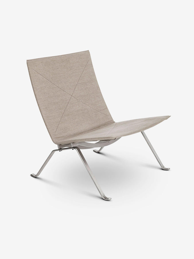 Poul Kjaerholm PK22 in Natural Canvas by Fritz Hansen