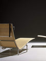 Fritz Hansen Poul Kjaerholm PK24 Chaise in Wicker by Fritz Hansen Furniture New Seating Fritz Hansen / Natural / Leather