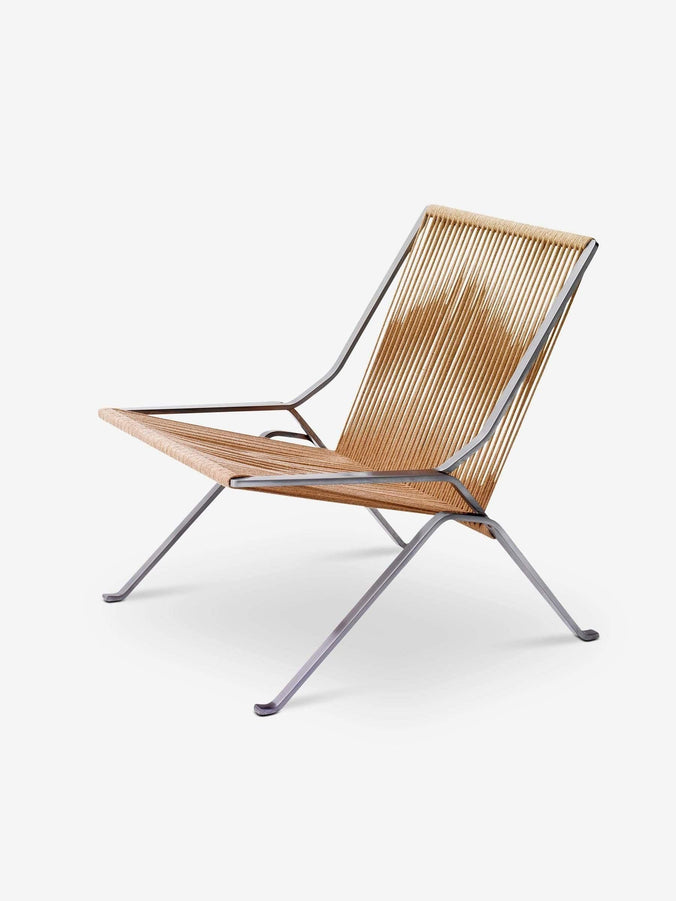 Poul Kjaerholm PK25 Lounge Chair in Flag Halyard by Fritz Hansen