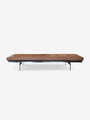 Fritz Hansen Poul Kjaerholm PK80 Daybed in Rustic Leather by Fritz Hansen Furniture New Seating 75" L x 31.5" W x 12" H / Brown / Leather