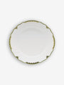 Herend Princess Victoria 10.5" European Dinner Plate by Herend Tabletop New Dinnerware Dark Green 05992633036653