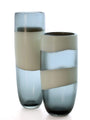 Arcade Murano Rio B Glass Vase by Avec Arcade Home Accessories New Glassware 20.5" H x 6" D / White / Glass