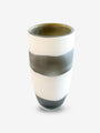 Arcade Murano Rio B Glass Vase by Avec Arcade Home Accessories New Glassware 20.5" H x 6" D / White / Glass