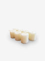 Celine Cannon Set of Votive Candles by Celine Cannon in Unbleached Beeswax Home Accessories New Candles and Home Fragrance Off White Beeswax / Octagon