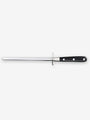 Berti Sharpening Steel by Berti with Wood Block Kitchen Accessories New Kitchen Knives Black Lucite / Total Length: 13.4" Blade Length: 8" / Steel