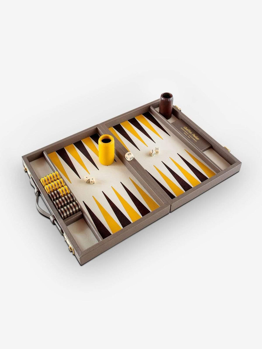 Slate and Ivory Travel Backgammon by Parker