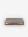 Geoffrey Parker Slate and Rose Leather Backgammon Board by Geoffrey Parker Home Accessories New Games Default