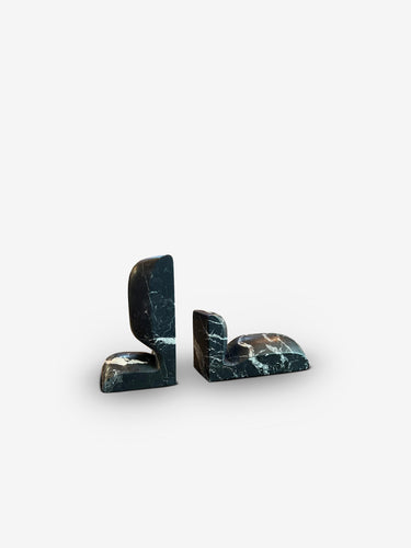 SLO Bookends in Black Marquina Marble by Collection Particuliere - MONC XIII