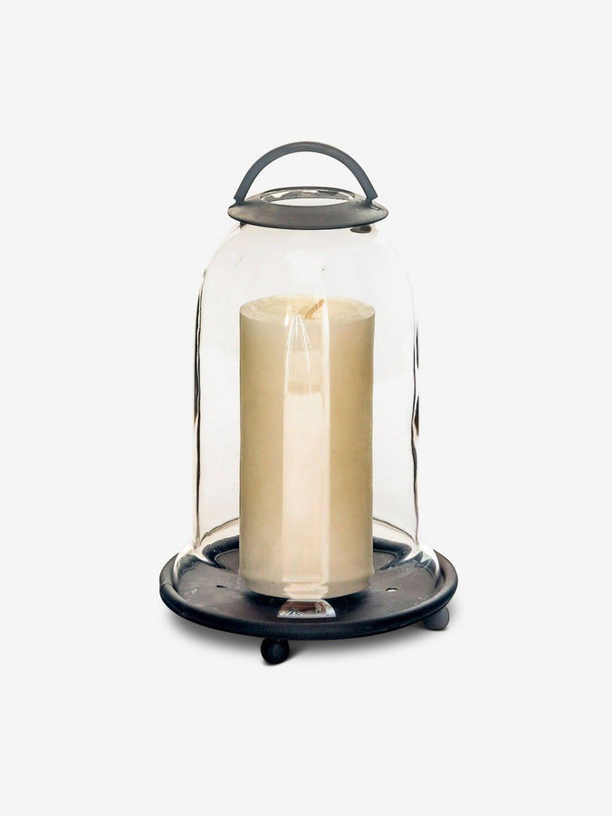 Small Candle Jar with Metal Base by MONC XIII