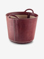 Sol y Luna Small Leather Basket by Sol y Luna Home Accessories New Leather Goods