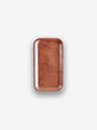 Sol y Luna Small Rectangular Tray by Sol y Luna Home Accessories New Leather Goods 6.75" W x 12" L / Marron / Leather