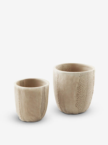 Gilles Caffier Small Shagreen Ceramic Votive by Gilles Caffier Home Accessories New Vessels Default