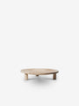 Small Travertine ARC Fruit Bowl by Christophe Delcourt for Collection Particuliere - MONC XIII