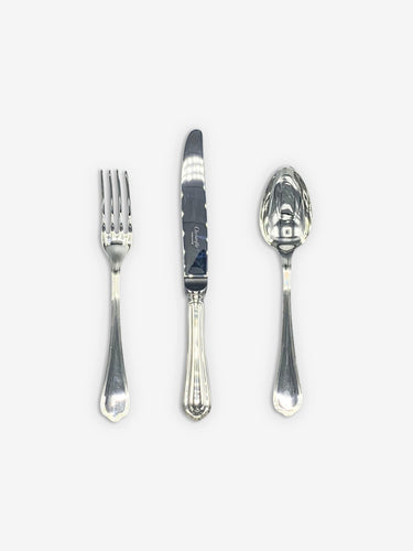 Christofle Spatours Dessert Knife in Silver Plate by Christofle Tabletop New Cutlery